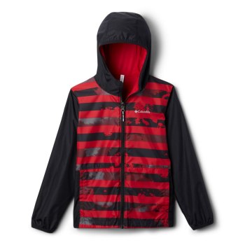 Columbia Pixel Grabber Reversible, Chamarras Azules Rojos Rayas Para Niño | 392860-XBP